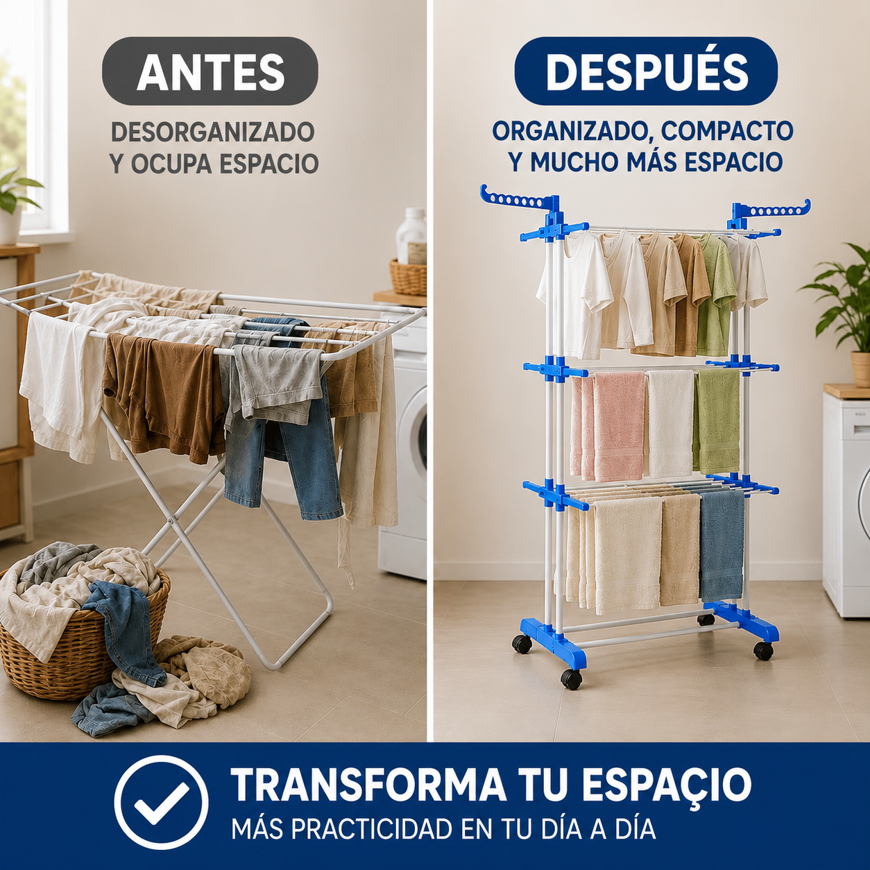 Tender Vertical Extensible — Aprovechá el Espacio en Altura