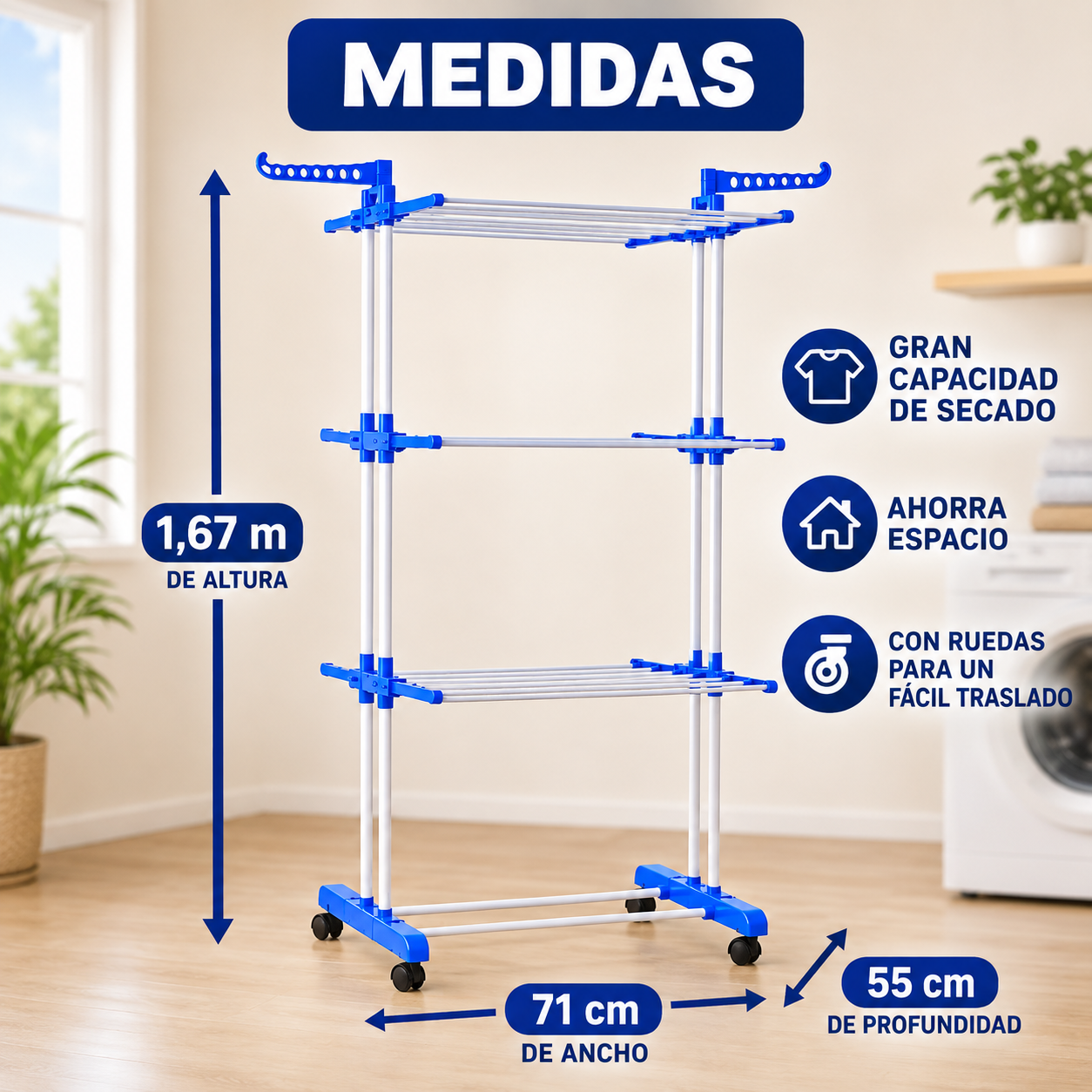 Tender Vertical Extensible — Aprovechá el Espacio en Altura
